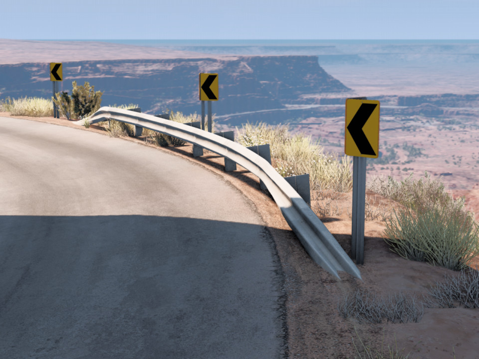 W-Beam Guardrail