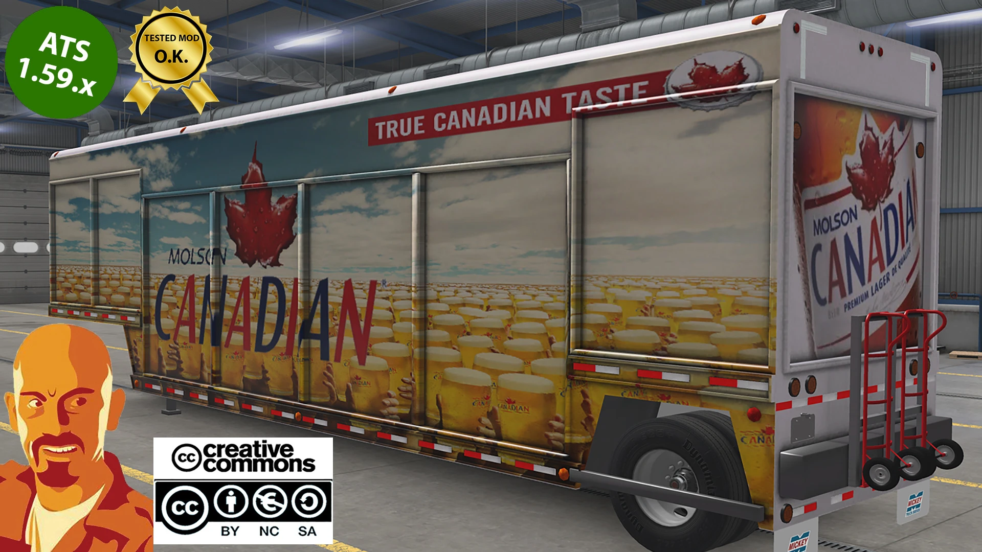 MICKEY'S BEVERAGES TRAILER v2.0 ATS 1.58-1.59.x 2.0