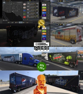 MICKEY'S BEVERAGES TRAILER v2.0 ATS 1.58-1.59.x 2.0 thumbnail 4