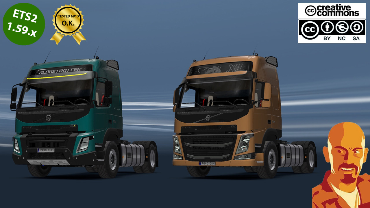 VOLVO FM & FMX v3.0 ETS2 1.59.x