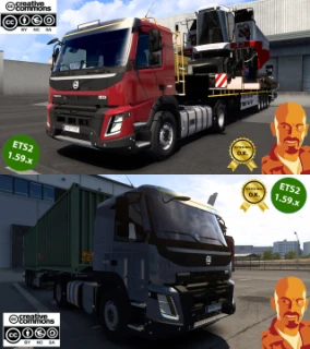 VOLVO FM & FMX v3.0 ETS2 1.59.x 3.0 thumbnail 4