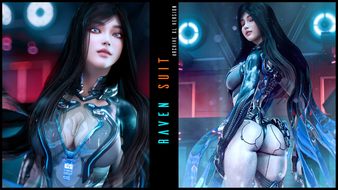 Raven Suit Archive XL