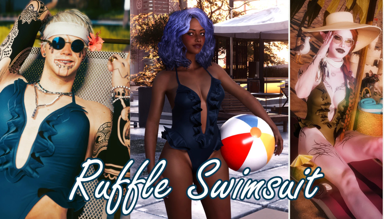 Ruffle Swimsuit