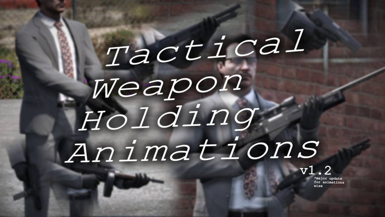 Tactical Weapon Holding Animations