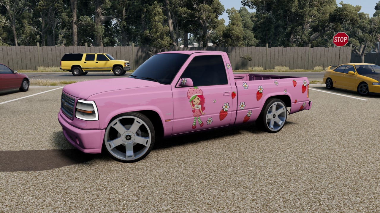 Strawberry Shortcake Skin for D-series Truck