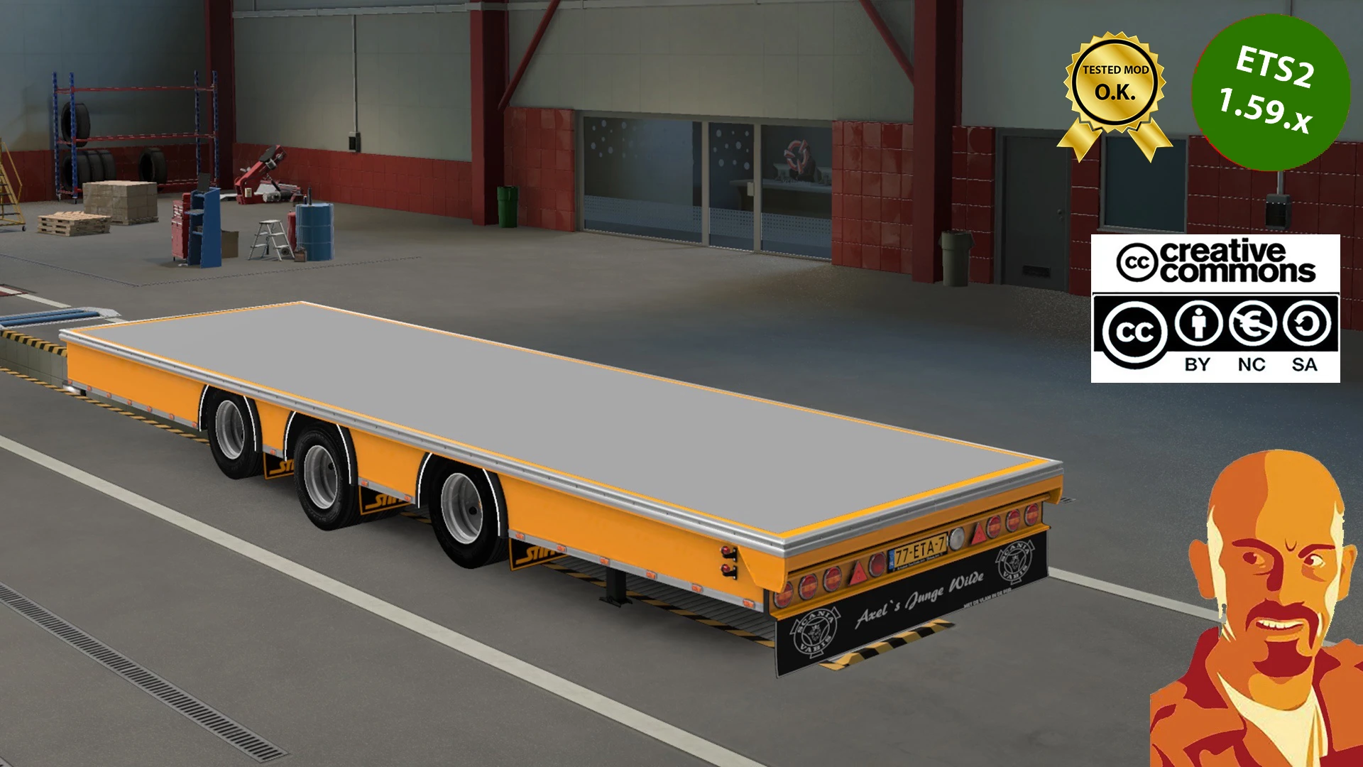 LUPAL BDF TRAILER v6.0 ETS2 1.59.x 6.0