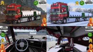 SCANIA R560 DONSLUND + TRAILER v6.0 ETS2 1.59.x 6.0 thumbnail 3