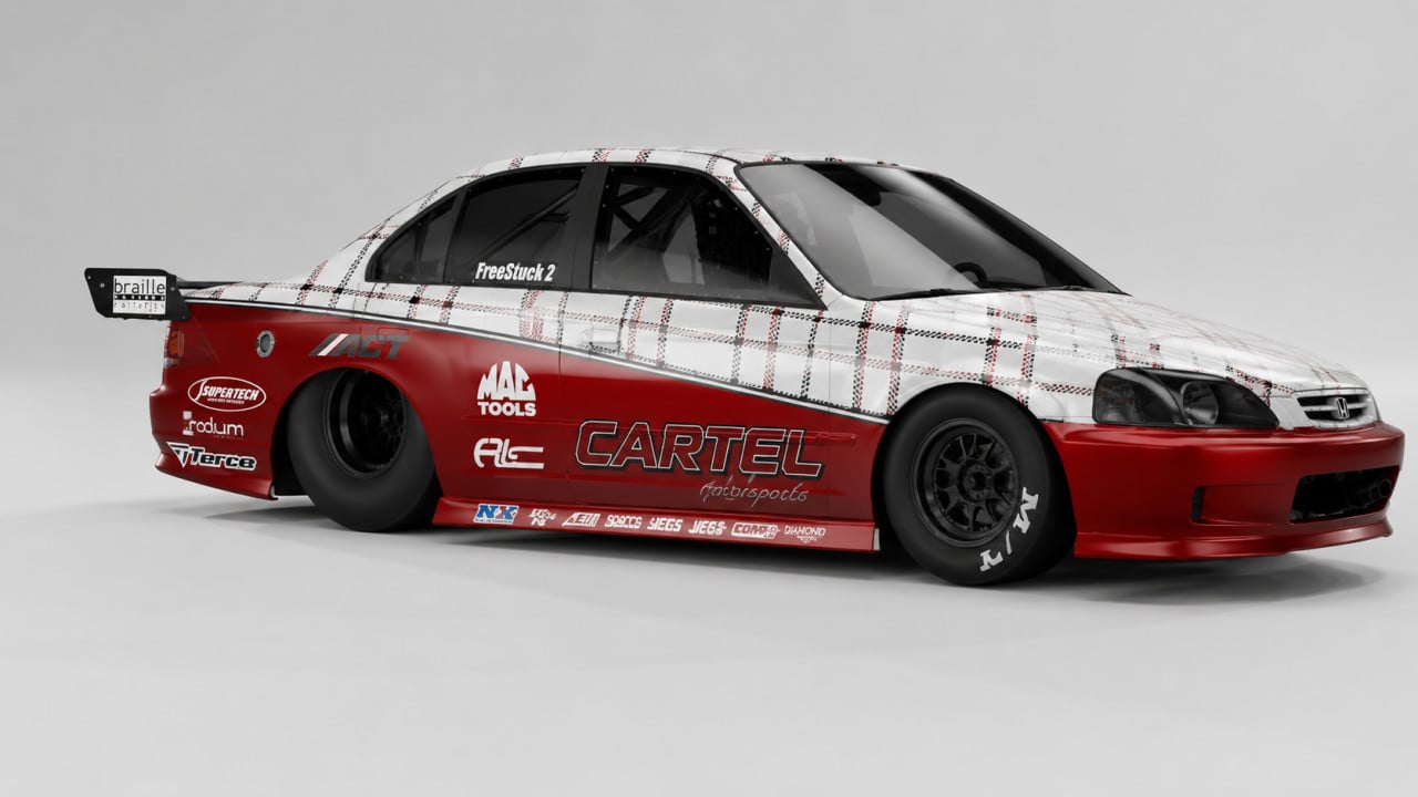 Civic 2000s Braille Drag Team - Killa