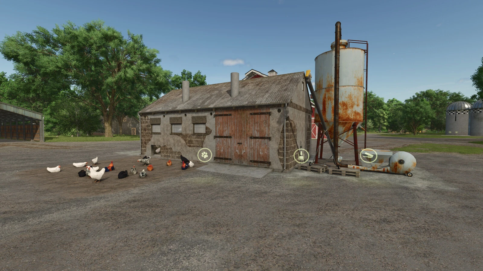 Little Old Henhouse With Silo 1.0