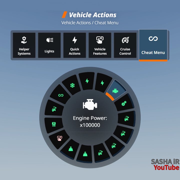 Radial Cheat Menu