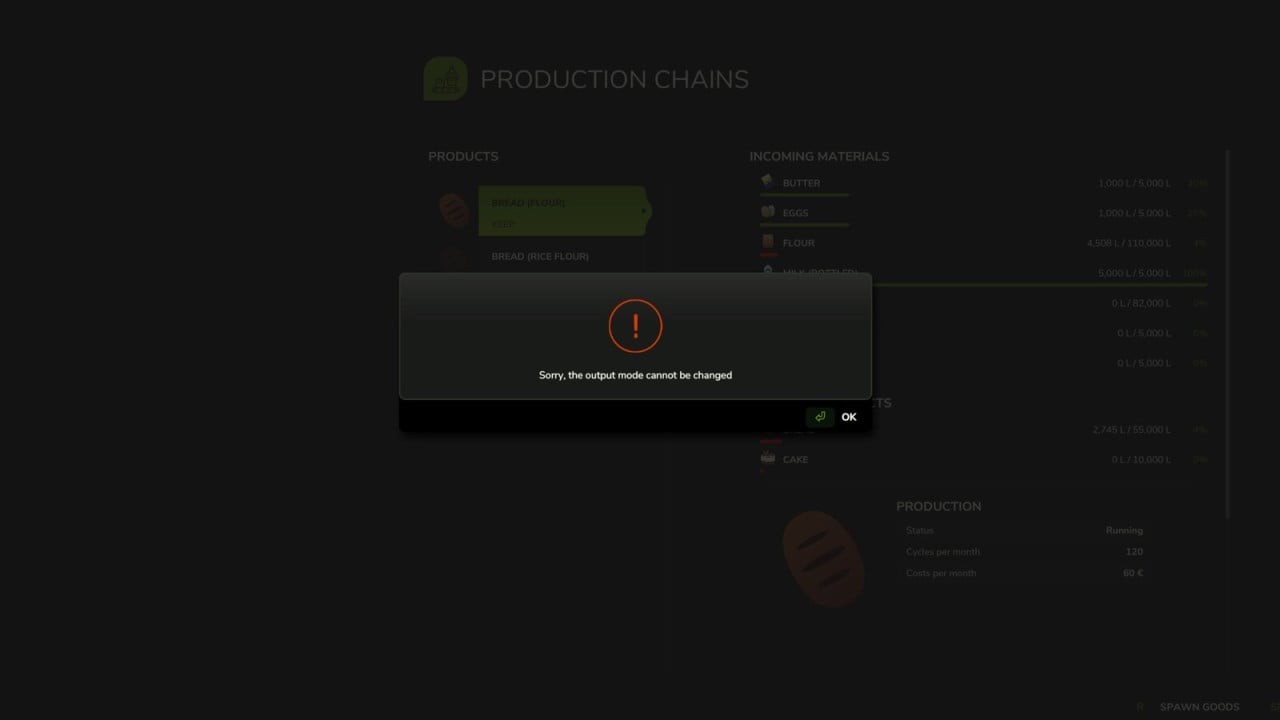Factory Product Distribution Deactivation