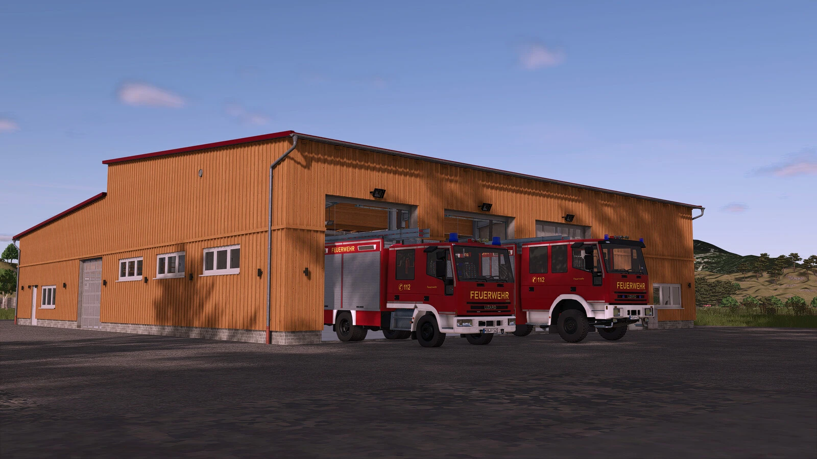 Modern German Village Fire Station 1.0