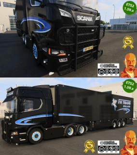 SCANIA NG R580 FH-TRANS v1.0 ETS2 1.58-1.59.x 1.0 thumbnail 3