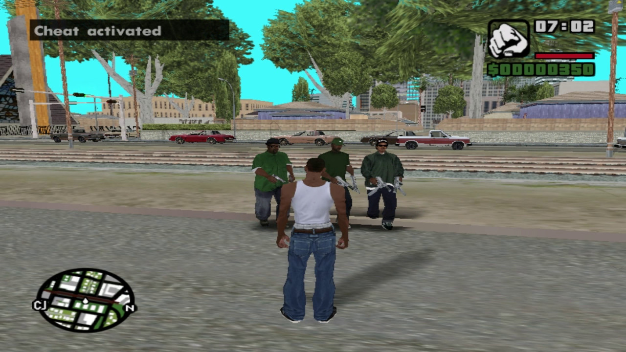 Sweet,Ryder And Big Smoke Bodyguard