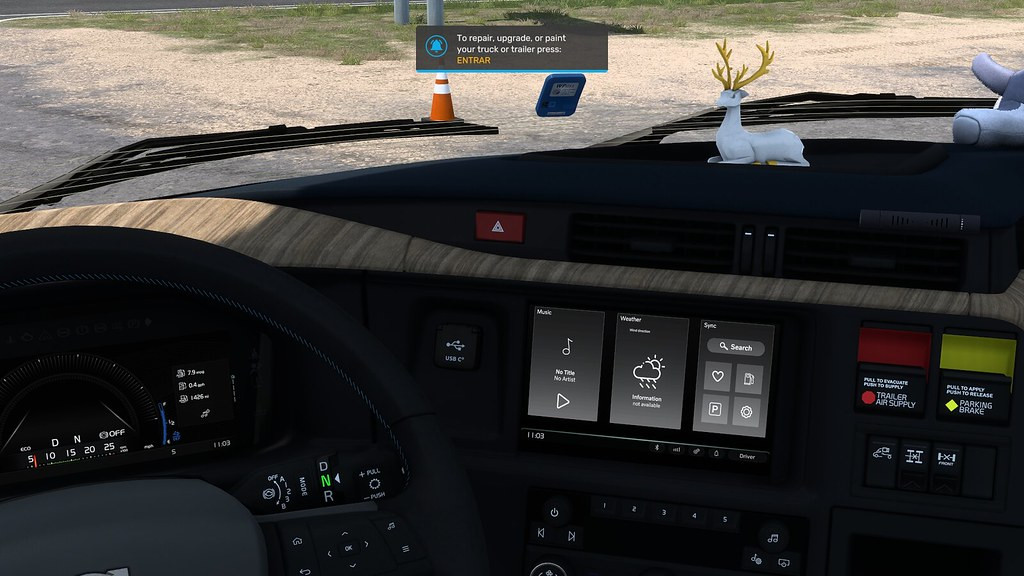 Volvo VNL 2025 improved Radio Infotainment Screens
