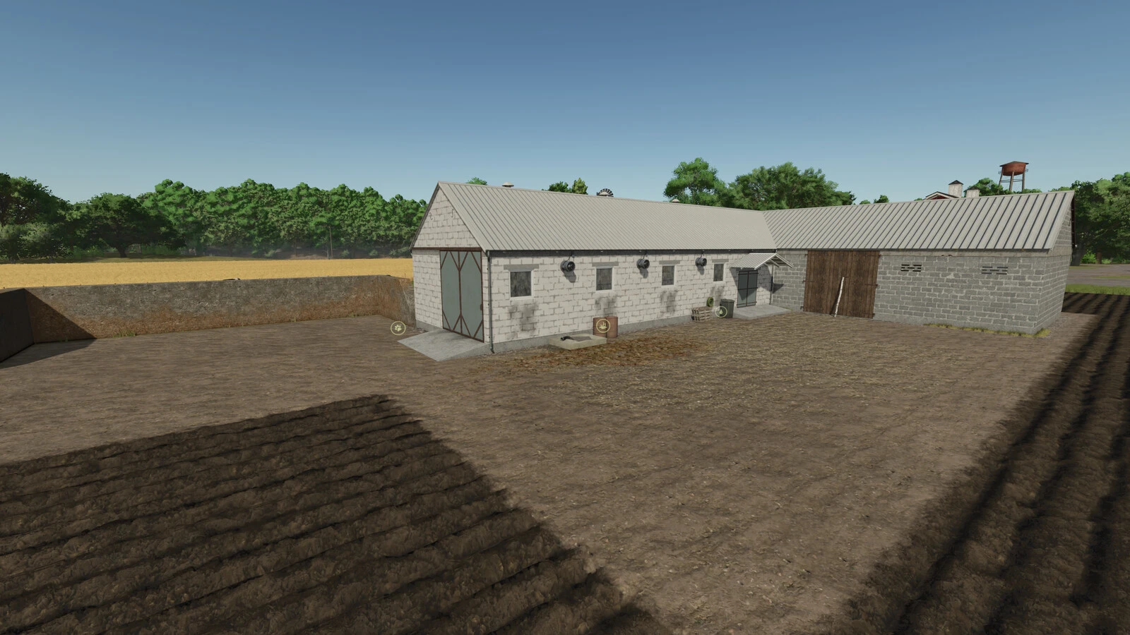 Polish Cow Barn With Storage 1.0