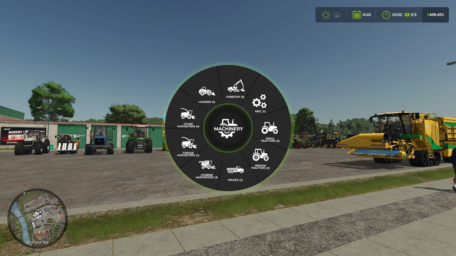 Machinery Pie Menu 1.3.0.1