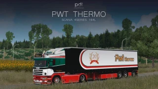 Scania 164L "Pwt Thermo" + Trailer v3.0 thumbnail 7