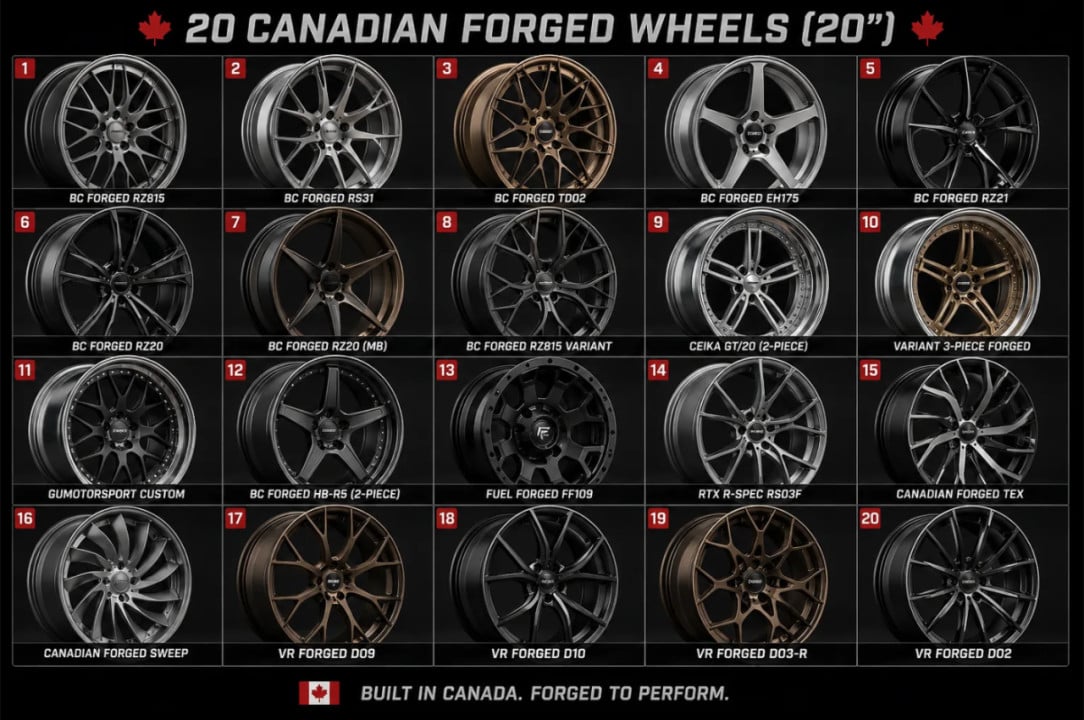 Canadian forged wheels