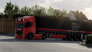 Volk Transporte Scania R 2016 & Trailer Skin Combo 1.0 thumbnail 8