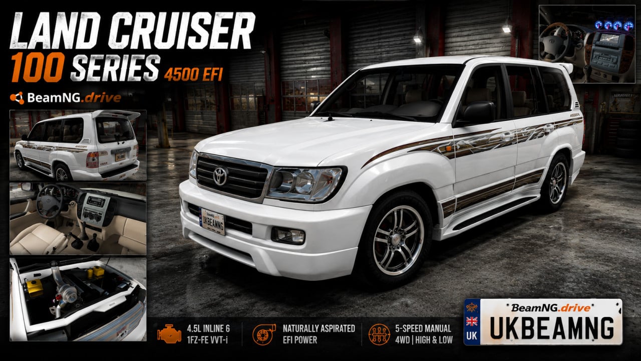 Toyota Land Cruiser 100_UKBEAMNG FIX+UPDATE