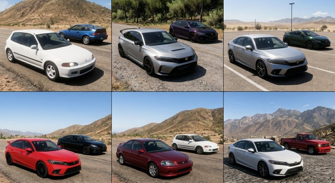 Japan Honda Civic Pack BeamNG
