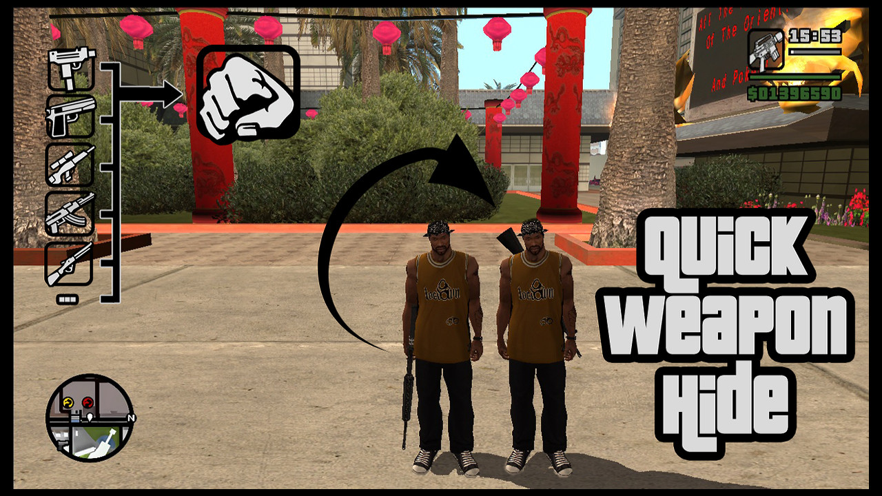 Quick Weapon Hide