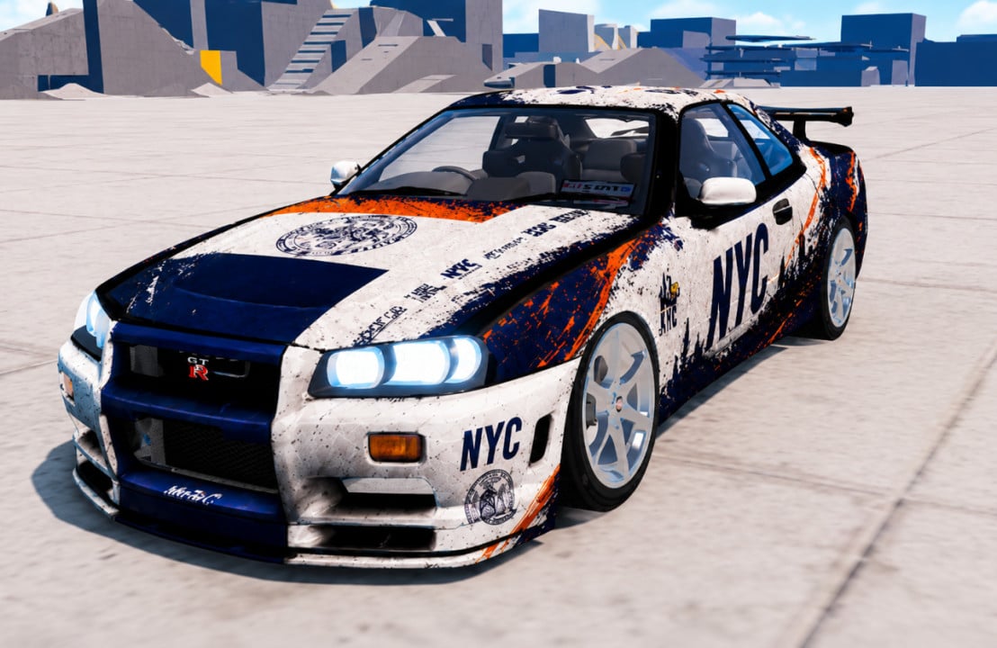 Nissan Skyline R34 Sport New York Skin