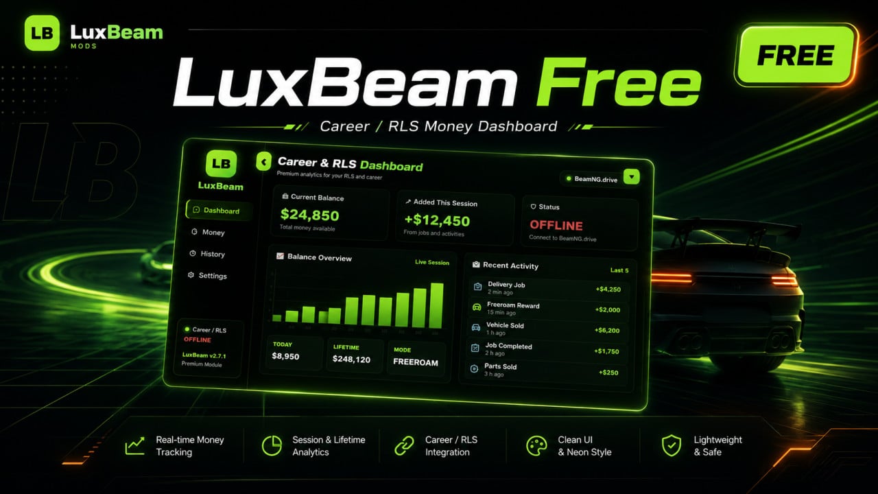 Lux Beam Mod For RLS / CARRER