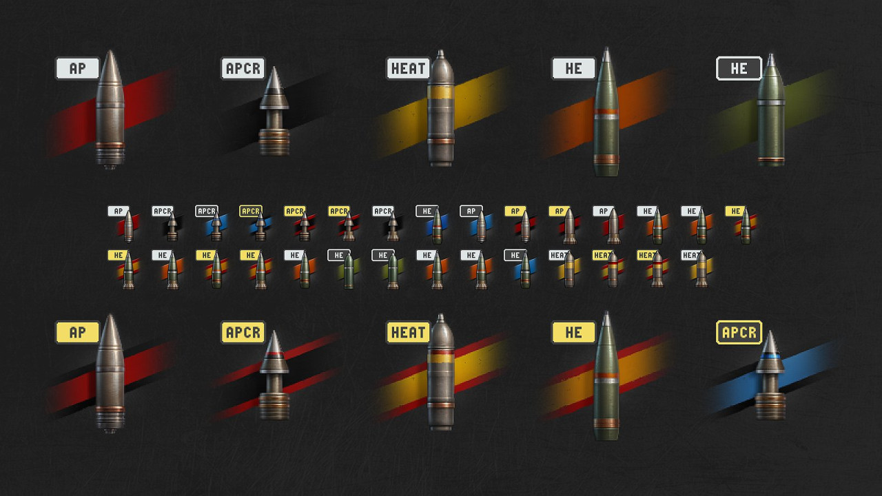 Marked ammo icons for WoT 2.0