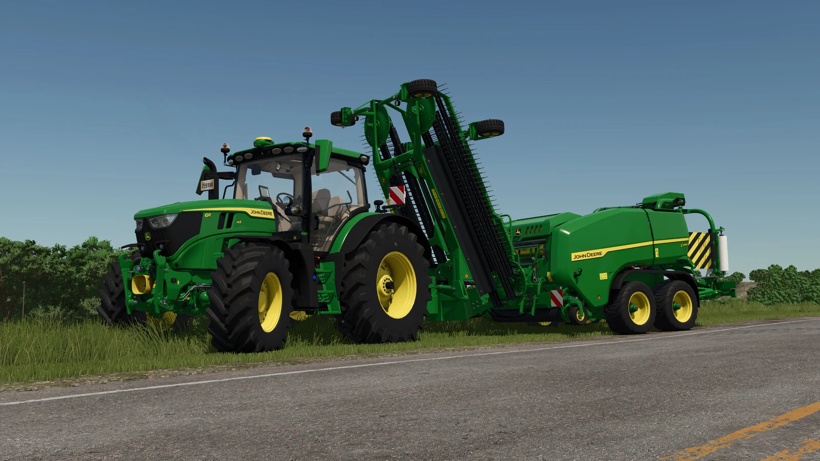 Round Balers Pack With Windrower 1.0