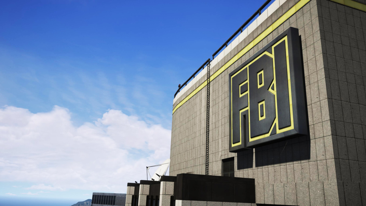FBI - CIA Tower Sign & Interiors Reworked
