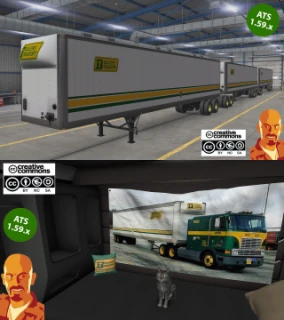 INTERNATIONAL 9800 BUILDERS TRANSPORT + TRAILERS ATS 1.59.x (EXCLUSIVE MOD) 2.0 thumbnail 4