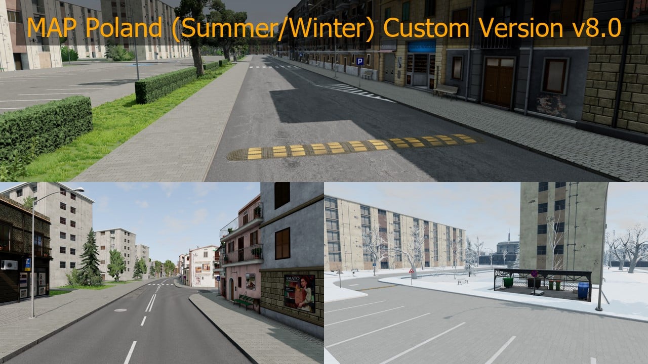 MAP Poland (Summer/Winter) Custom Version v8.0
