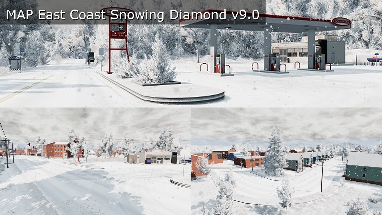 MAP East Coast Snowing Diamond v9.0