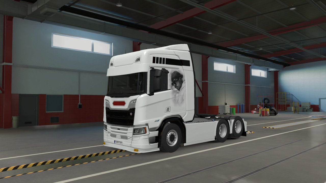 Scania R special paint