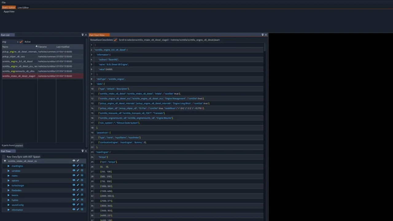 RLS Vehicle Info Editor