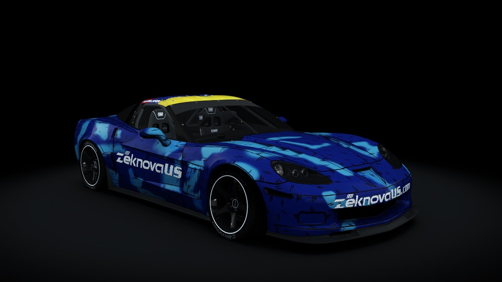 Chevrolet Corvette Luis Lanz #8 Zeknova Manga C6