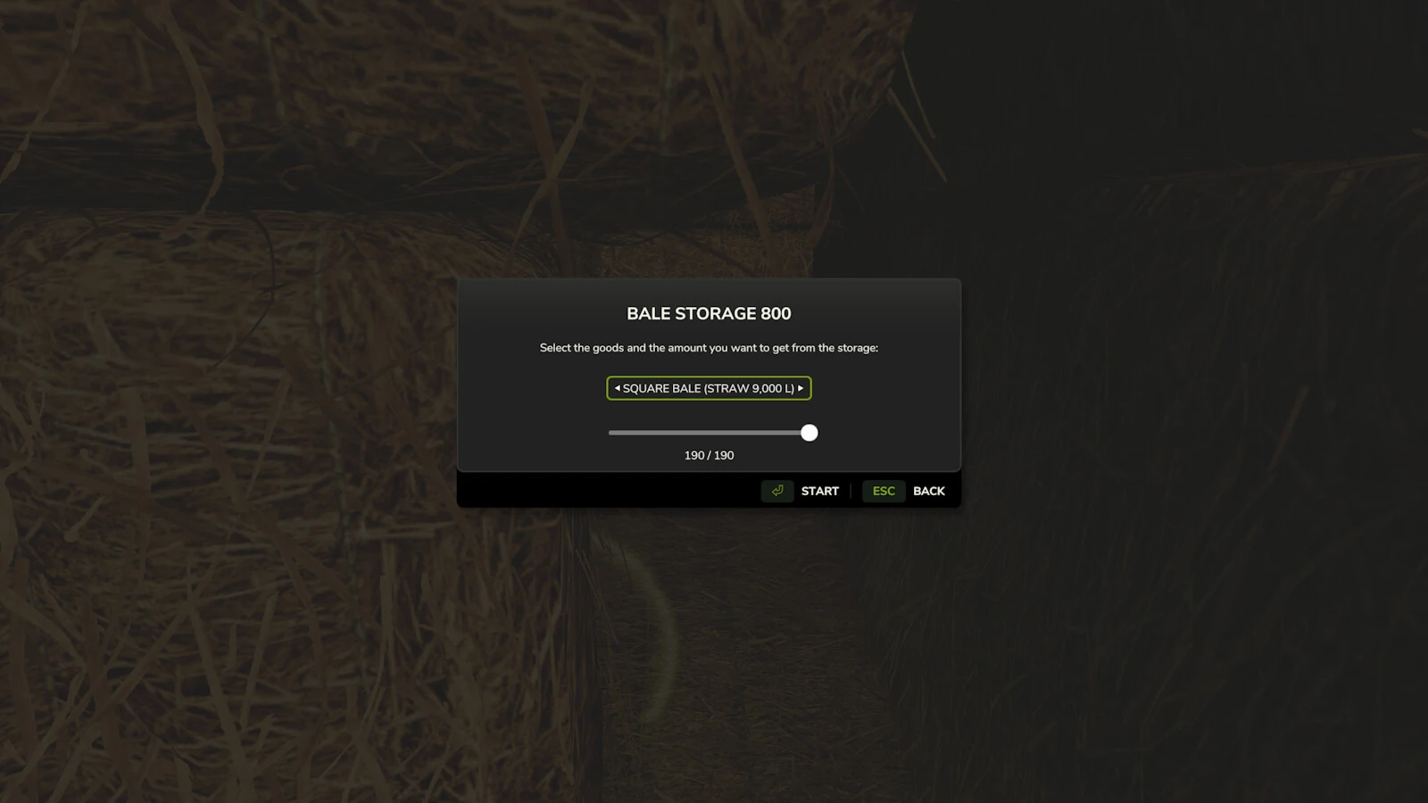 Automatic Bale Storage 1.0