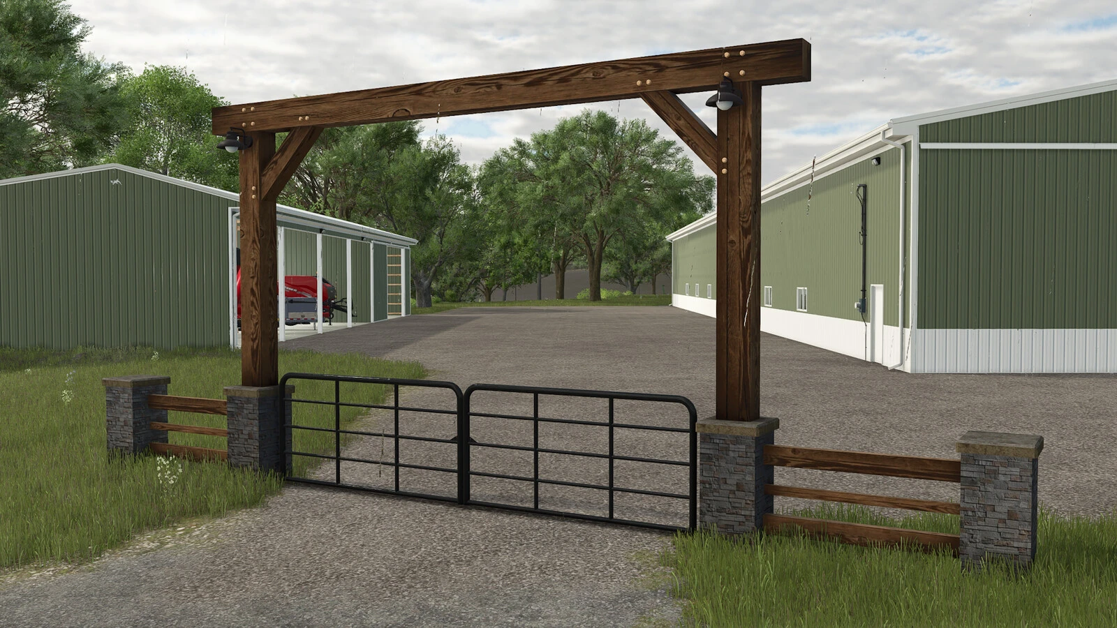 American Ranch Gate Entrance 1.0