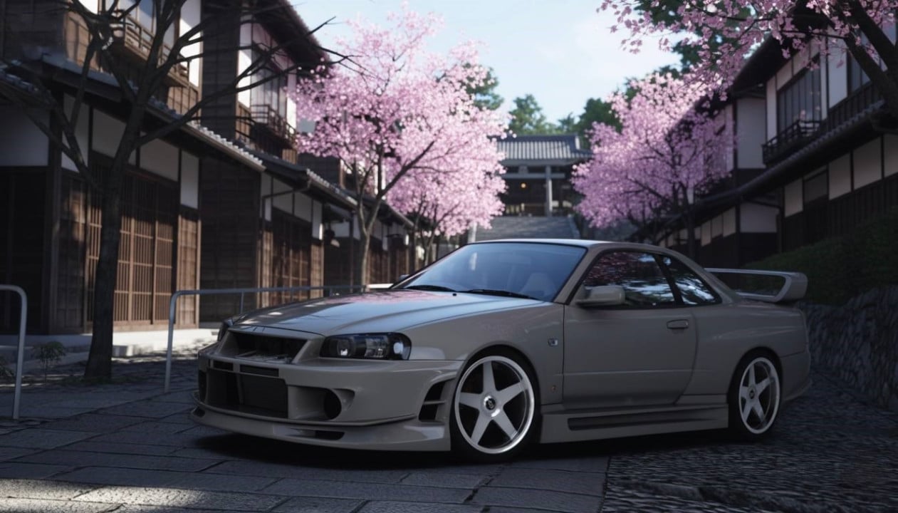Nissan Skyline GT-R R34 (Abflug kit)