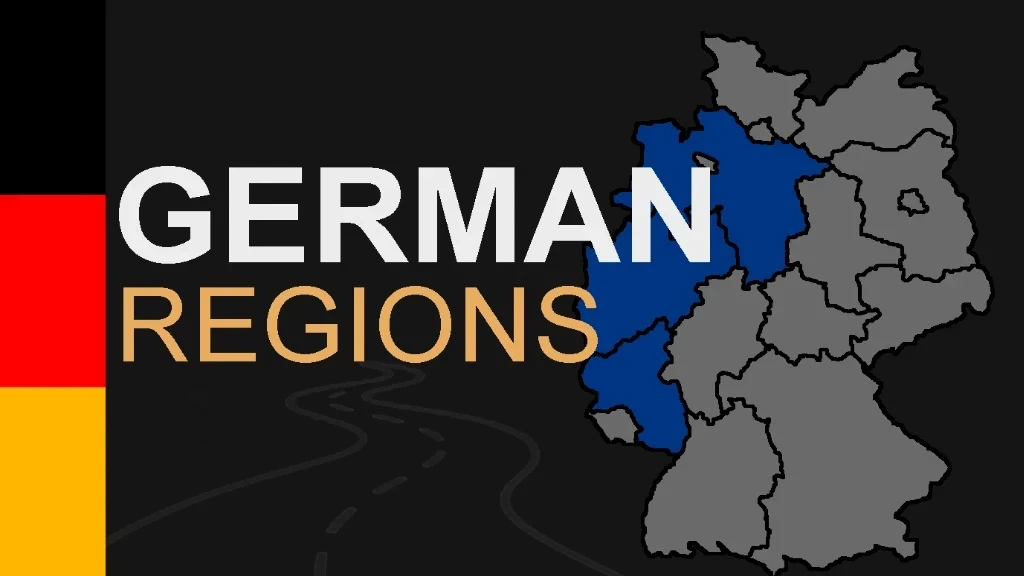 German Regions Map 1:19 (former Rhineland Map)