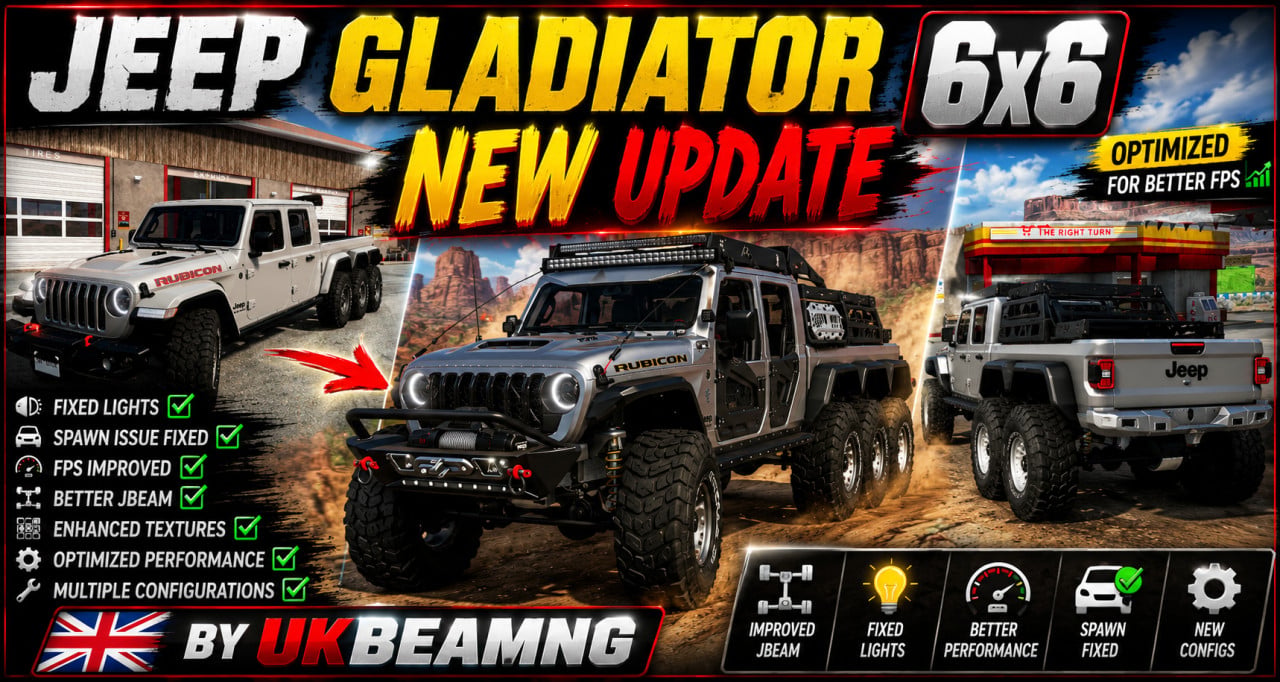 JEEP_Gladiator UKBEAMNG FIX+UPDATE
