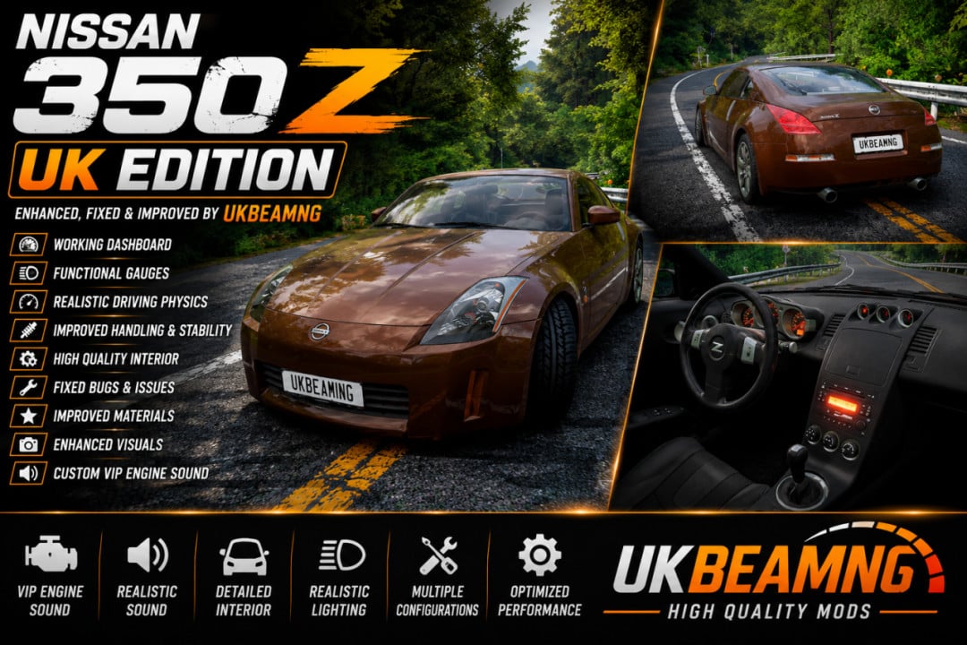 Nissan 350Z FIX UKBEAMNG