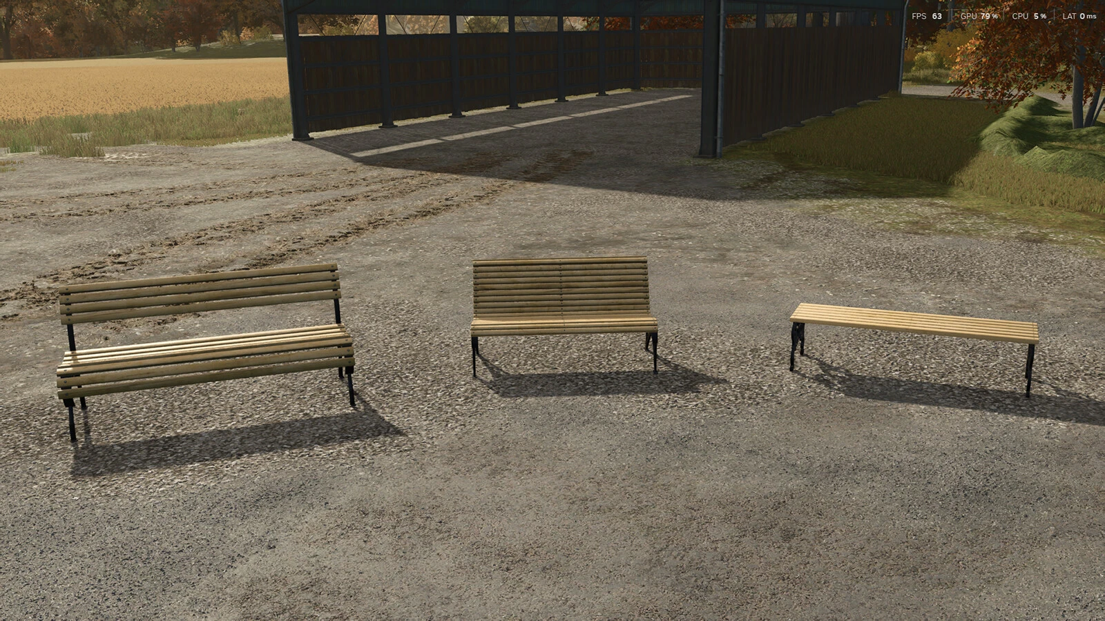 Wooden Benches Pack 1.0