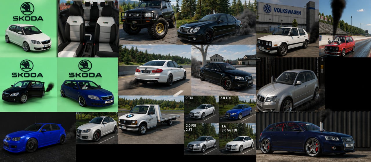 Ultimate BeamNG TDI & Custom Car Mod Pack