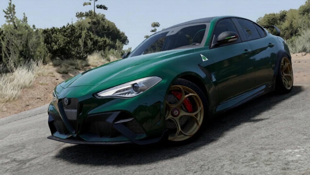 Alfa Romeo Giulia mod version 1.4 for BeamNG.drive (v0.38.x)