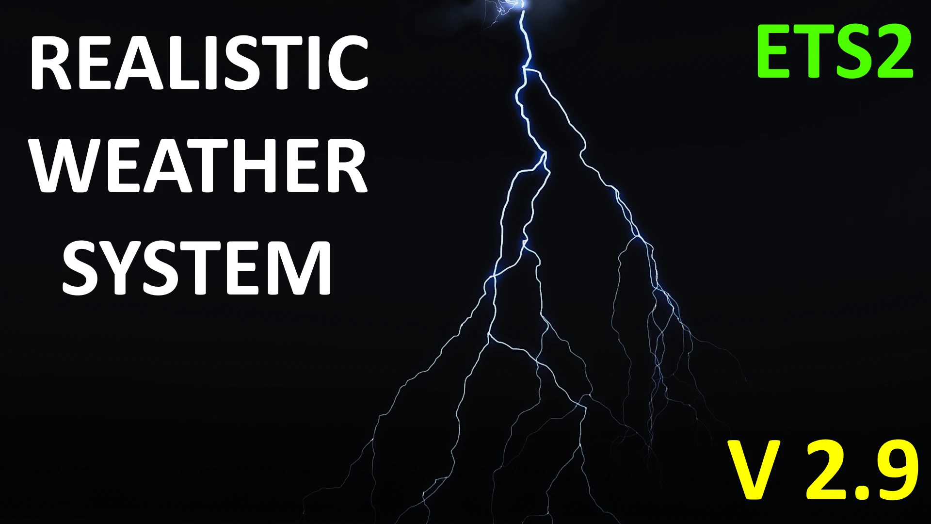 Realistic Weather System ETS2 2.9