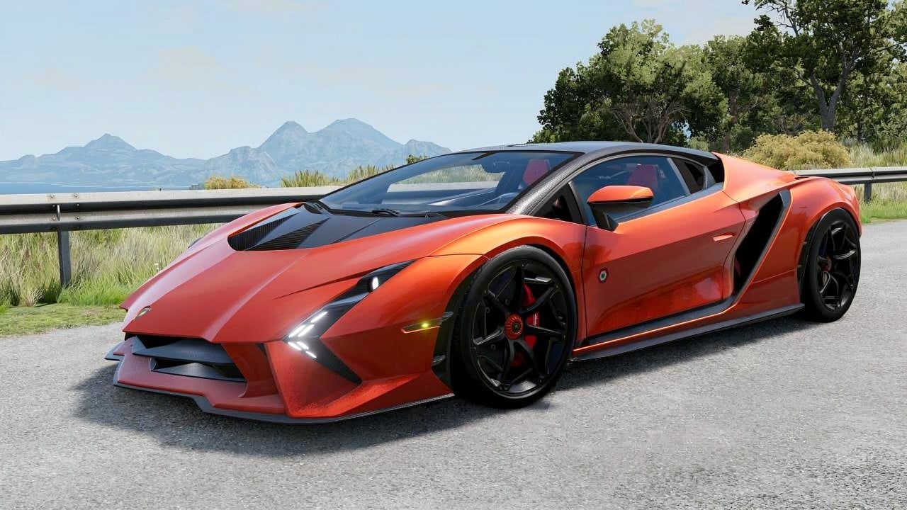 Lamborghini Autentica/Invencible Mod Version 1.2.1 for BeamNG.drive (v0.38.x)