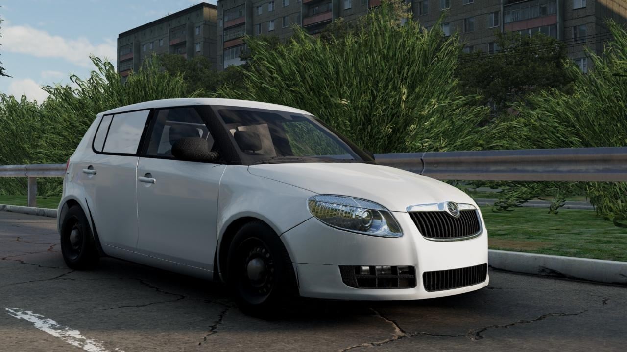 Skoda Fabia/Roomster mod (2006-2014) version 1.0 for BeamNG.drive (v0.38.x)